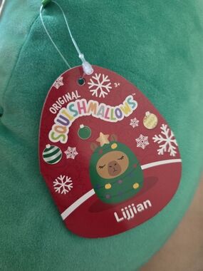 Original Squishmallows Green Plush - Lijjian